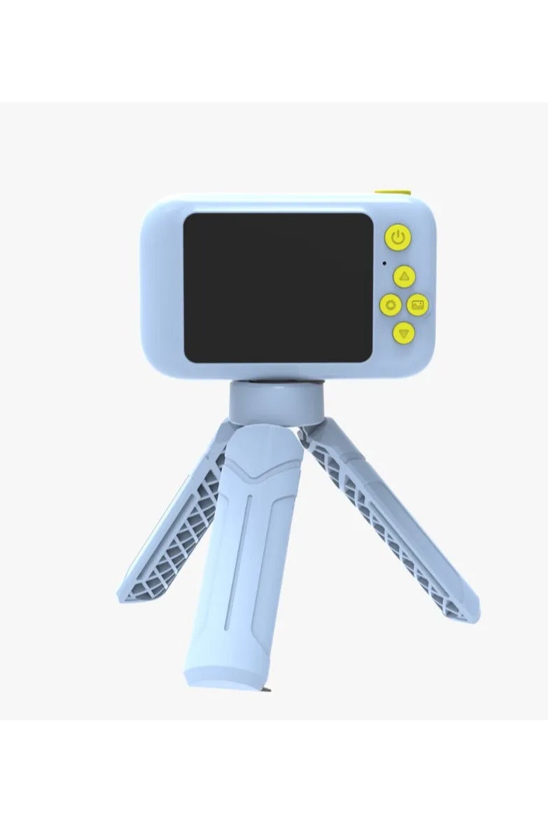 porodo Flip Digital Camera for Kids with Tripod Stand and 2.4" Wide Screen / 4H Battery Life / 48MP Image Resolution / 180° Flip Lens - Blue - Image 4