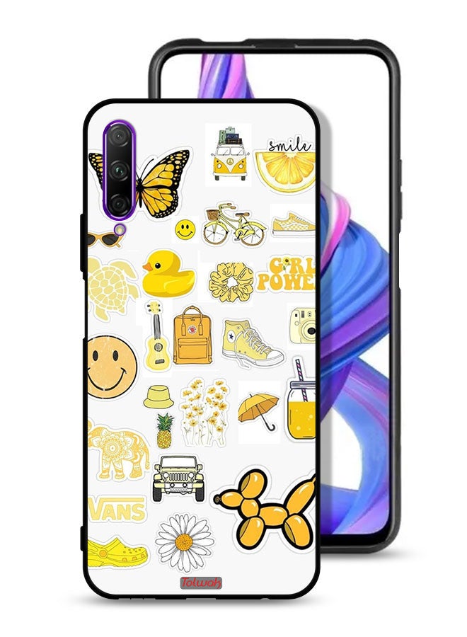 Tolwak Huawei Y9s Protective Case Cover Girly Tags - Image 1