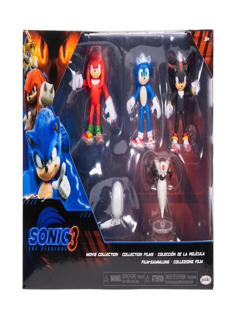 Jakks JAKKS-SONIC3 MOVIE FIGURE 2.5 MULTI 4PACK W1  - Image 1