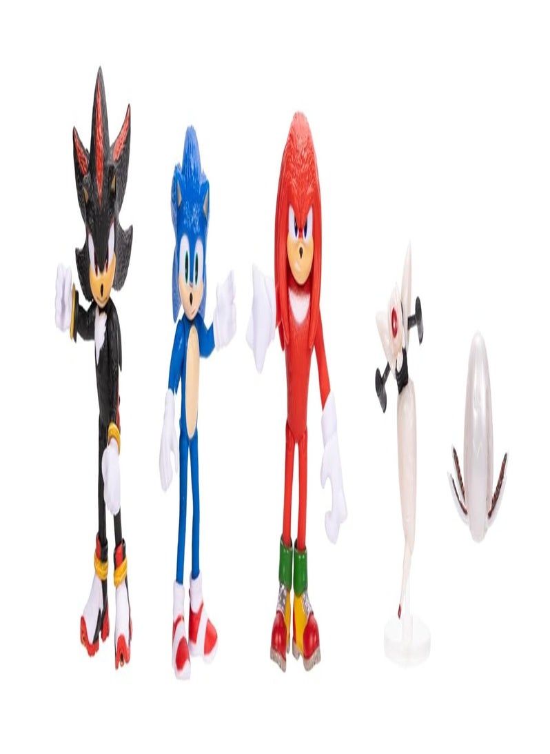 Jakks JAKKS-SONIC3 MOVIE FIGURE 2.5 MULTI 4PACK W1  - Image 2