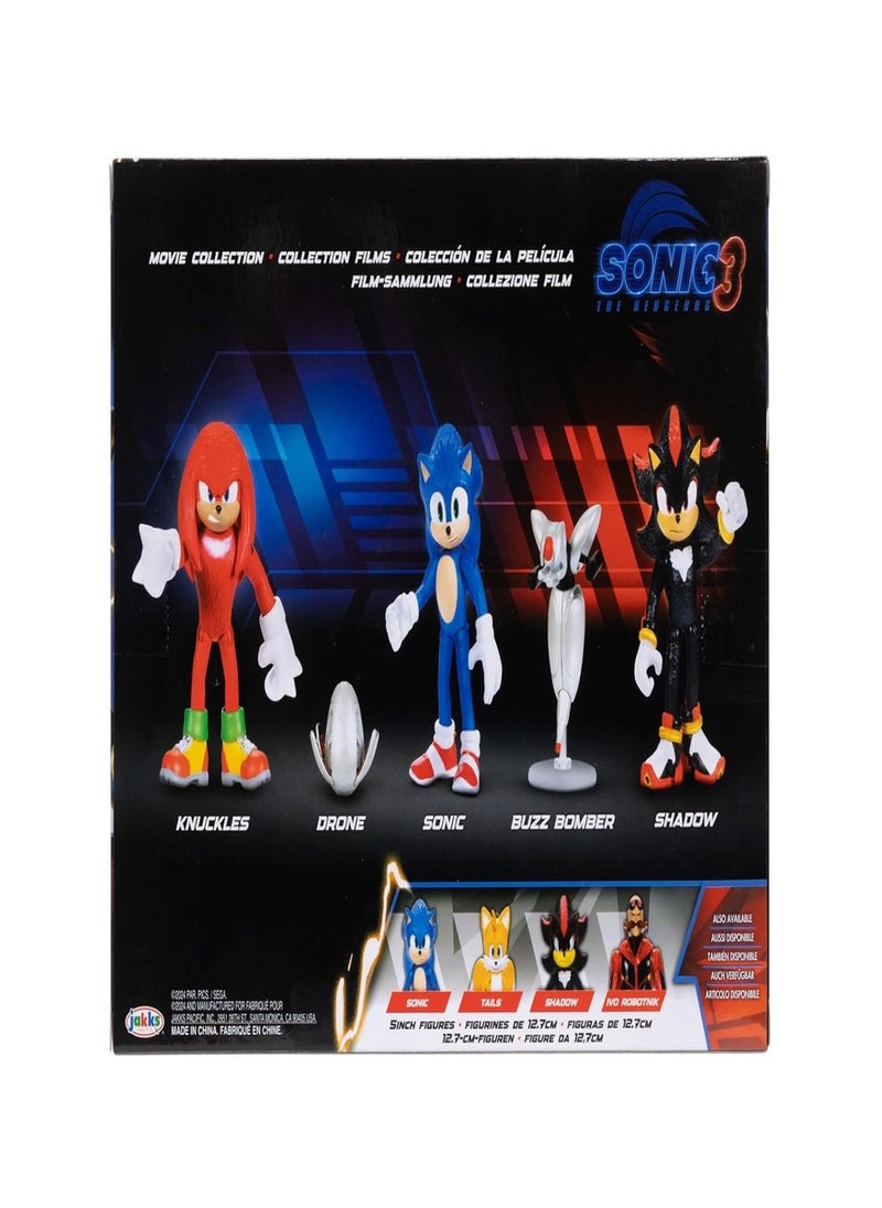 Jakks JAKKS-SONIC3 MOVIE FIGURE 2.5 MULTI 4PACK W1  - Image 3