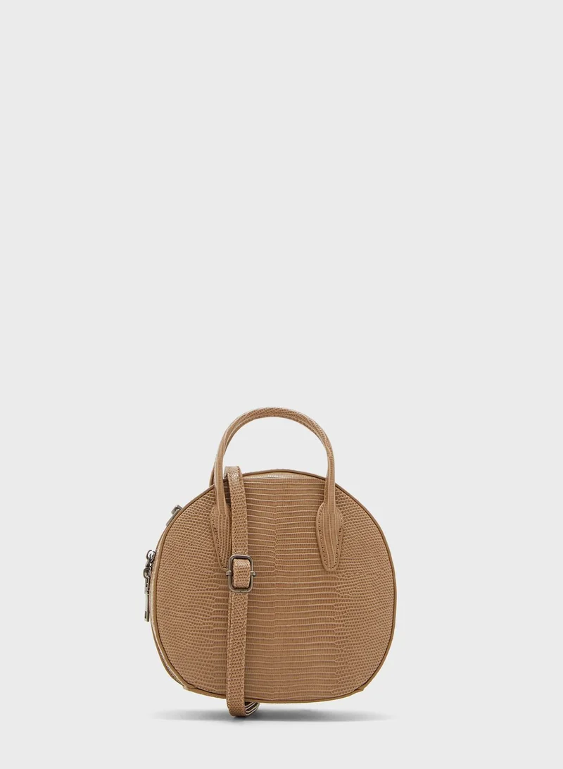 shoexpress Round Zip Through Crossbody
