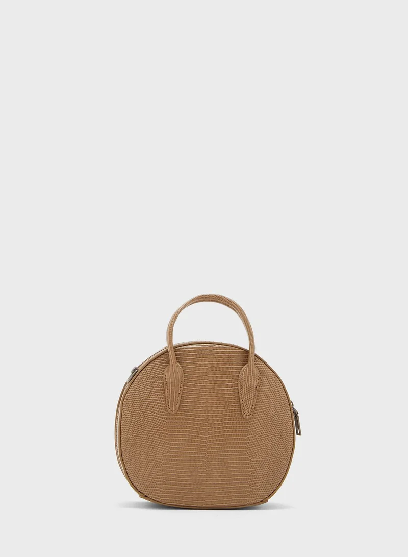 shoexpress Round Zip Through Crossbody