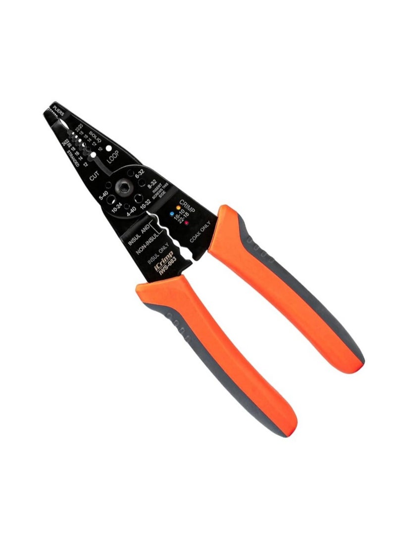 Multipurpose Stripper, Crimper, Cutter, 5-in-1 Compact Electricians Pliers Cable Strippers, Home Repair Tool - Image 1