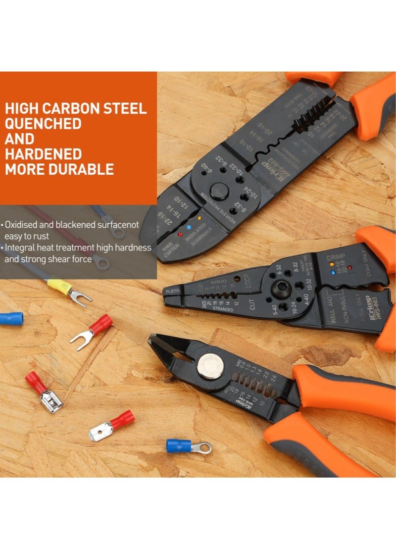 Multipurpose Stripper, Crimper, Cutter, 5-in-1 Compact Electricians Pliers Cable Strippers, Home Repair Tool - Image 5