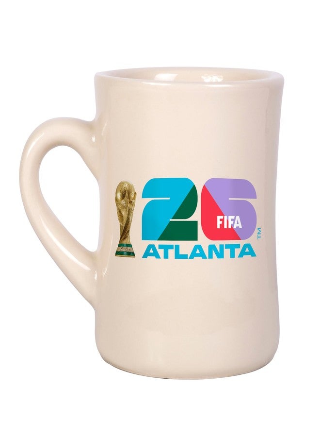 HONAV FIFA Atlanta 12 oz Diner Mug – Timeless 12oz Ceramic, Smooth Diner-Style Shine, Vintage Design – Great For Home Or Office Use - Image 1