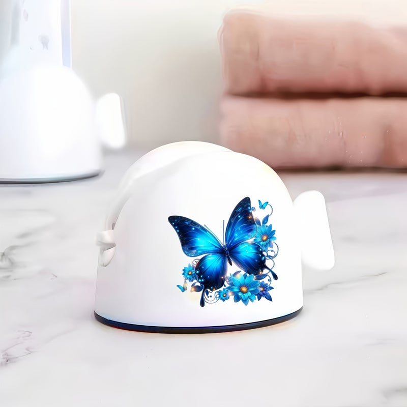 Blue Butterfly Manual Toothpaste Dispenser Waste Free Easy Squeeze for Bathroom - Image 2