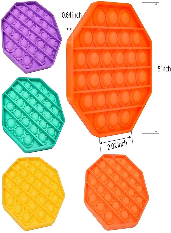 FunBlast Pops it Set (Pack of 2 Popit Game), Kids Toys Fidget Toys, Pop it Toy, Push Pop Bubble Fidget Sensory Toy, Stress Relief Fidget Toy Sensory Toys Novelty Gifts for Girls Boys Kids (7) - Image 3