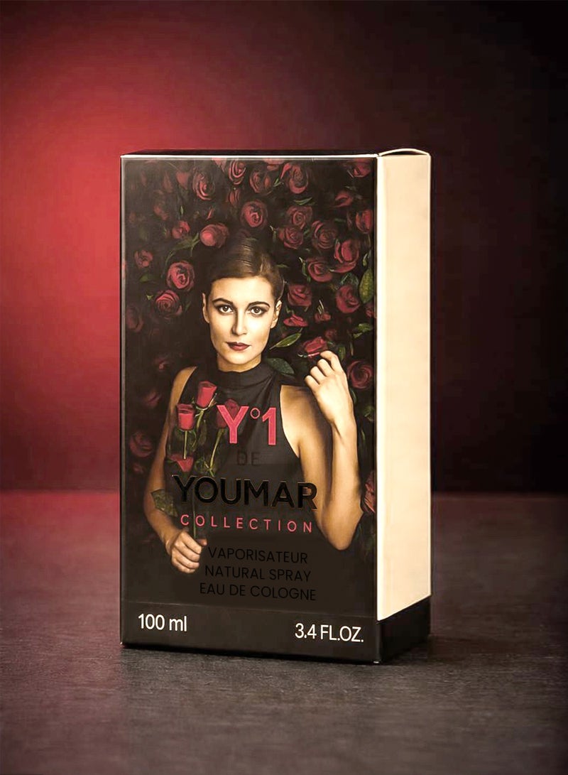 Youmar Collection Y01 No. 0087 Luxury Perfume for Women 100ML – Long-Lasting Rose, Fruity & Musky Fragrance for Everyday Wear - Image 4