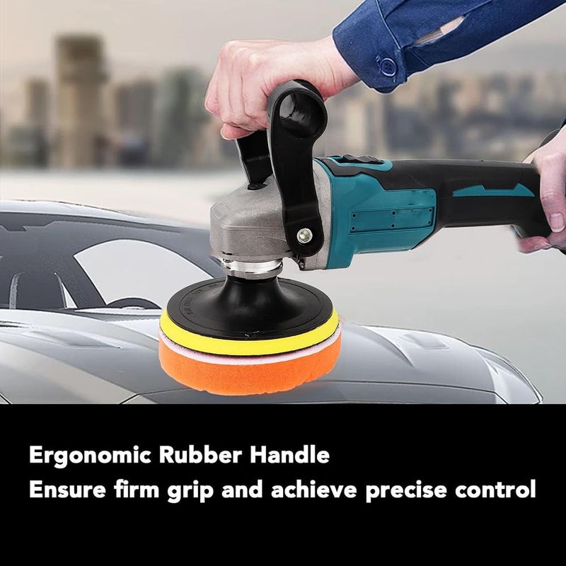 NOENNULL Cordless Car Polisher, 6 Speed Cordless Buffer Polisher 18V Battery Operated Brushless Portable Polishing Wax Machine for Polishing Machine - Image 5