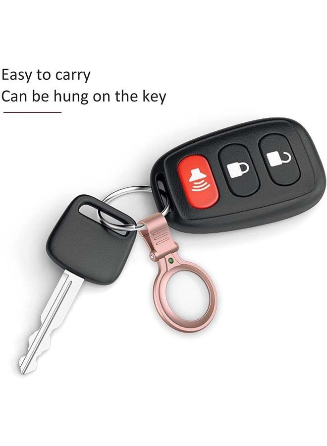 Rock Pow حافظة حماية بلوتوث Air Tag مع غطاء خطاف سلسلة المفاتيح - Image 3