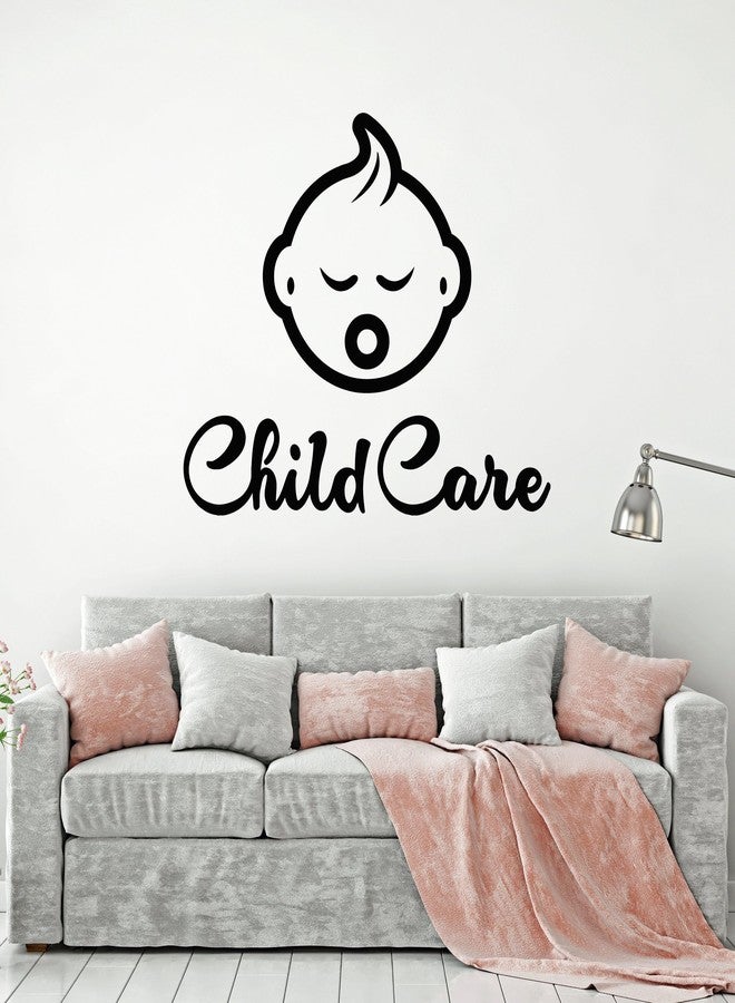 SnappySticker Child Care Baby Room Wall Sticker for Bedroom Living Room Office ? Large Removable Waterproof Vinyl Wall Decal ? Home Decor Sticker Size: 27 X30
