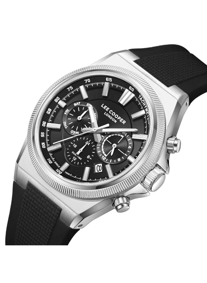 Lee Cooper  Men's Silicone Multi Function Watch LC08304.351 - 43 mm for Men | Best Price UAE