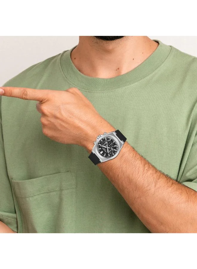 Lee Cooper  Men's Silicone Multi Function Watch LC08304.351 - 43 mm for Men | Best Price UAE