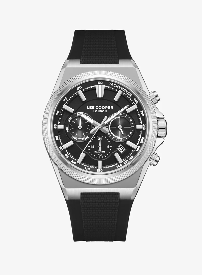 Lee Cooper Men's Silicone Multi Function Watch LC08304.351 - 43 mm