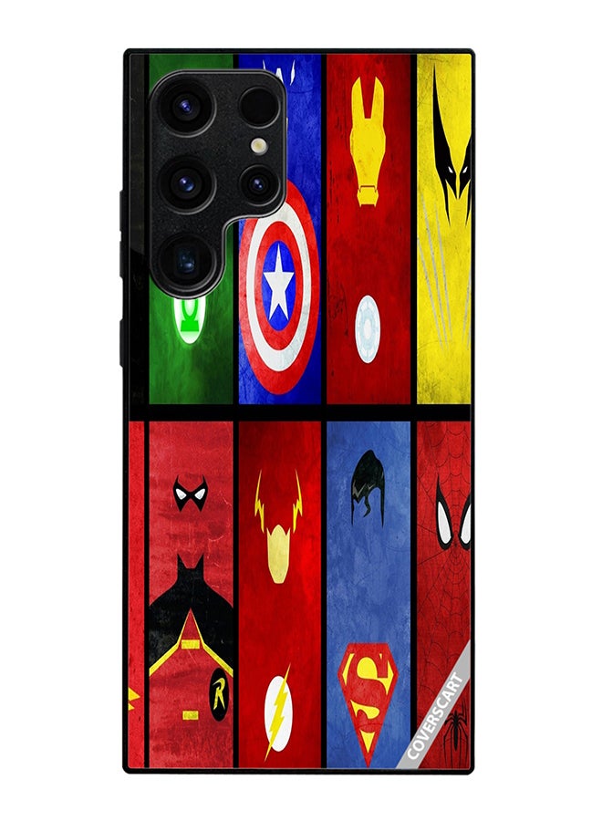 Protective Case Cover For Samsung Galaxy S25 Ultra Marvel Toons Design Multicolour