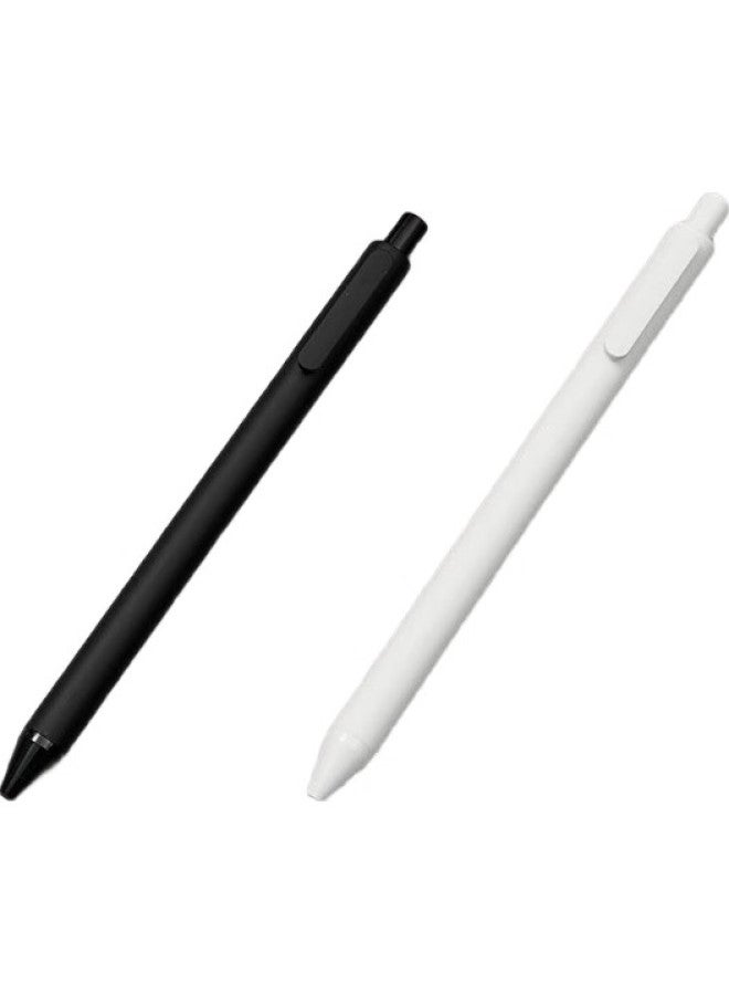 Kaco [Back To School Essential] Kaco Retractable Gel Pen, Black, 0.5Mm, For Business Office Meetings And Signing, 10 Pens, K1015 - Image 2