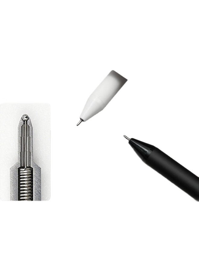 Kaco [Back To School Essential] Kaco Retractable Gel Pen, Black, 0.5Mm, For Business Office Meetings And Signing, 10 Pens, K1015 - Image 1