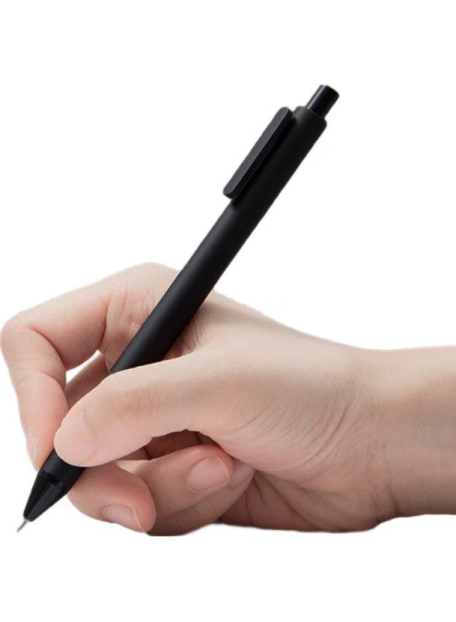 Kaco [Back To School Essential] Kaco Retractable Gel Pen, Black, 0.5Mm, For Business Office Meetings And Signing, 10 Pens, K1015 - Image 3