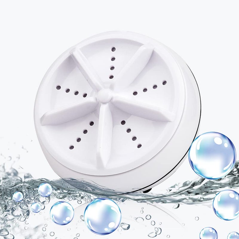 Luxury Stop Portable Washing Machine Mini Washing,Mini Dishwashers Portable Ultrasonic Turbo Disinfection Washing Machine with USB, Suitable for Home, Business, Travel, College Room, RV, Apartment - Image 1