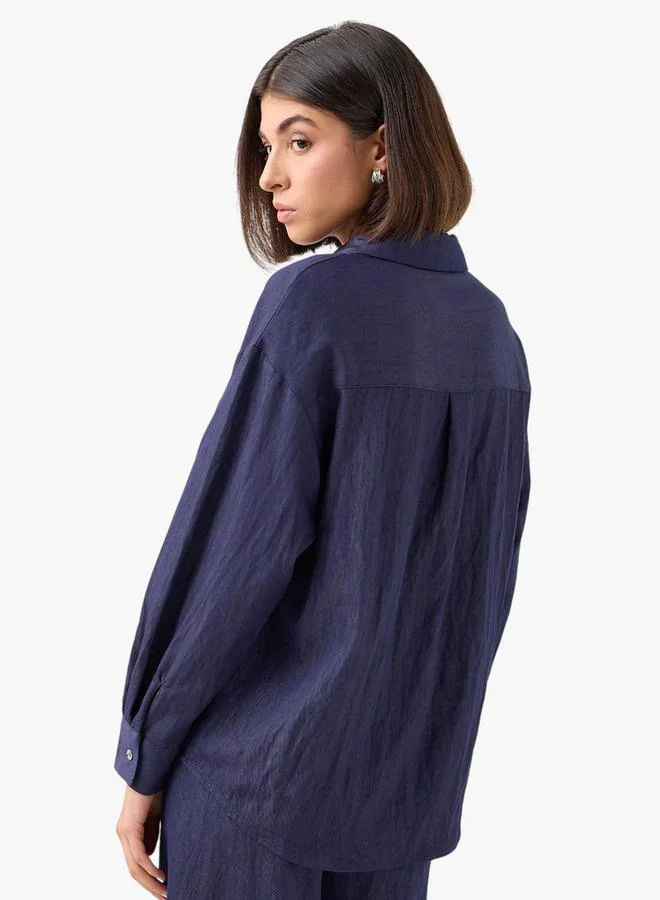 Splash FAV Embellished Shirt with Long Sleeves