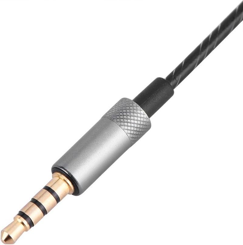 comfrt Upgrade Audio Cable Earphone Cable with Mic Replacement for Shure SE215 SE425 SE535 (Color : Black) Mmcx Cable With Mic - Image 5