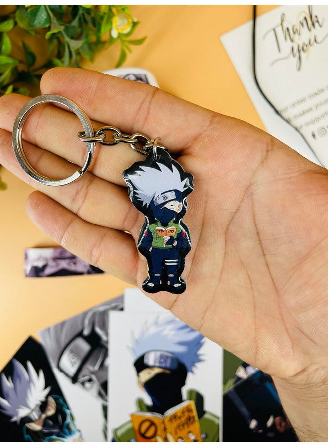 SINCE 7 STORE SINCE 7 STORE Kakashi Gift Box Includes 5 Products: Mug, Keychain, Key-tag, 9 Mini Posters, and Shape Cut Badge - The Ultimate Kakashi Hatake Fan Collection 350ML Ceramic Mug - Image 5