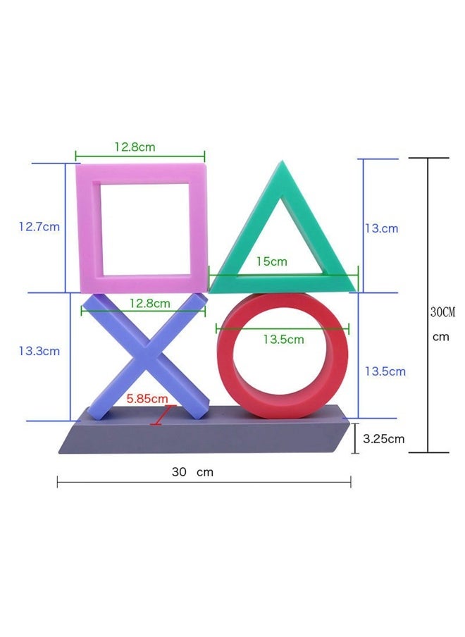 yongsheng Wireless Icons Light， Neon Light -  Gaming Room Wall Light, Lighting Office Decor  - Image 4