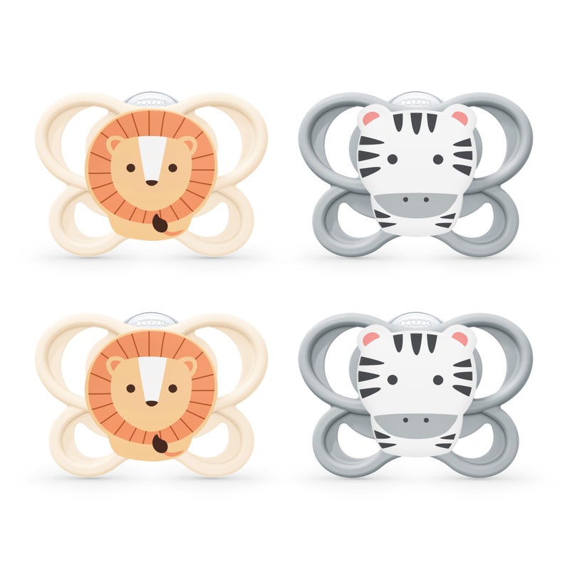 NUK Perfect Match Air Pacifiers, 6-18 Months, 4 Pack - Image 1