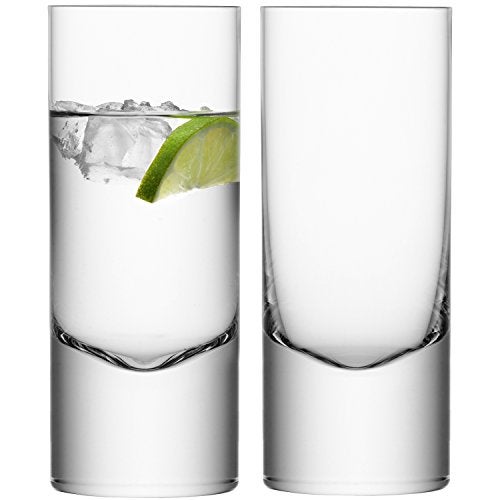 LSA International Boris Highball Clear x 2, 12.1 fl oz/H6.5in, set of 2 - Image 1