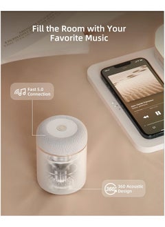 EZVALO 3 in 1 Charger Station with LED Night Light Portable Bluetooth Speaker Wireless Charging Station  - Image 3