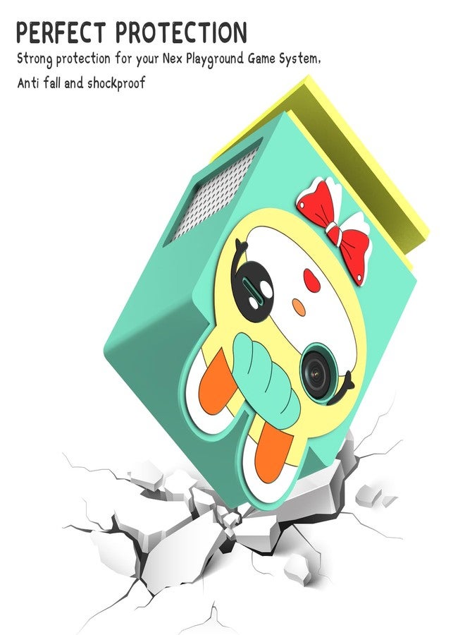 Wacanc Cute Cartoon Kawaii Silicone Case Cover for Nex Playground Game System,Anti Slip Shockproof Protective Case Compatible with Nex Playground Game System - Image 5