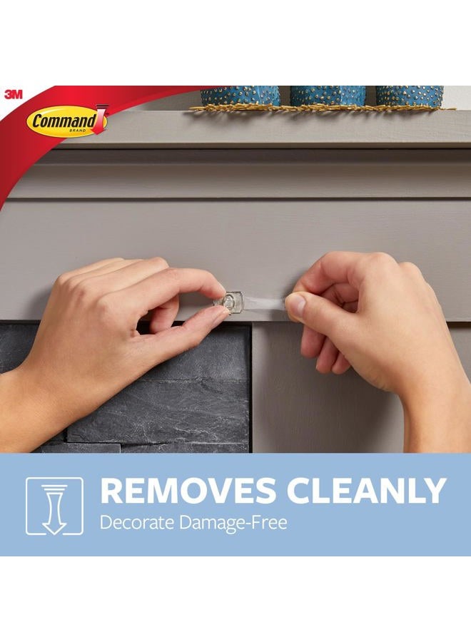Command Small Decorating Clips, White, 40-Clips, 48-Strips, Decorate Damage-Free - Image 5