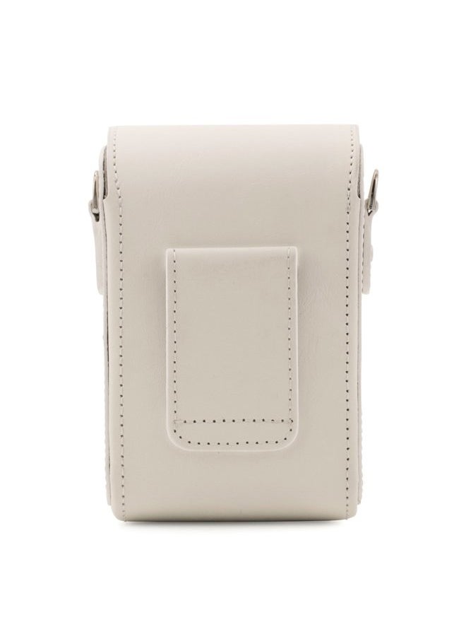 MegaGear Mega Gear MG1416 Canon PowerShot G7 X Mark II, G7 X Leather Camera Case with Strap, PU Leather, White  - Image 2