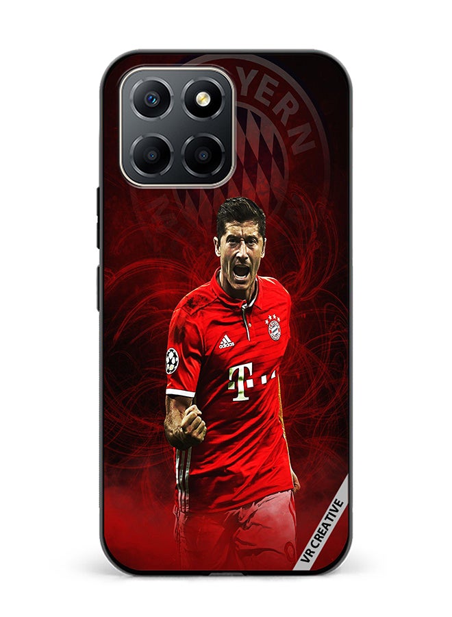 VR CREATIVE Protective Case Cover For Honor X6 Lewandowski Design Multicolour - Image 1