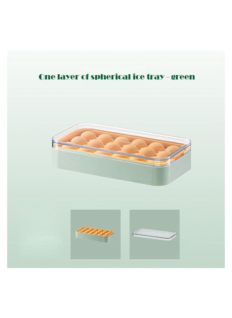 دايجيت - صانع ثلج كروي بطبقتين 2 في 1 بغطاء أخضر / شفاف - Image 1