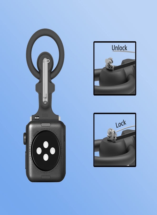 YwonShne Fob Strap Compatible with Apple Watch Clip 38mm 40mm 41mm 42mm 44mm 45mm 46mm 49mm, Watch Bands for Women Nurse Replacement Strap for iWatch Series 11 10 9 8 7 6 5 4 3, Ultra 3 2 1, SE 3 2 1 - Image 5