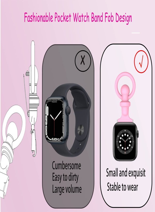 YwonShne Fob Strap Compatible with Apple Watch Clip 38mm 40mm 41mm 42mm 44mm 45mm 46mm 49mm, Watch Bands for Women Nurse Replacement Strap for iWatch Series 11 10 9 8 7 6 5 4 3, Ultra 3 2 1, SE 3 2 1 - Image 2
