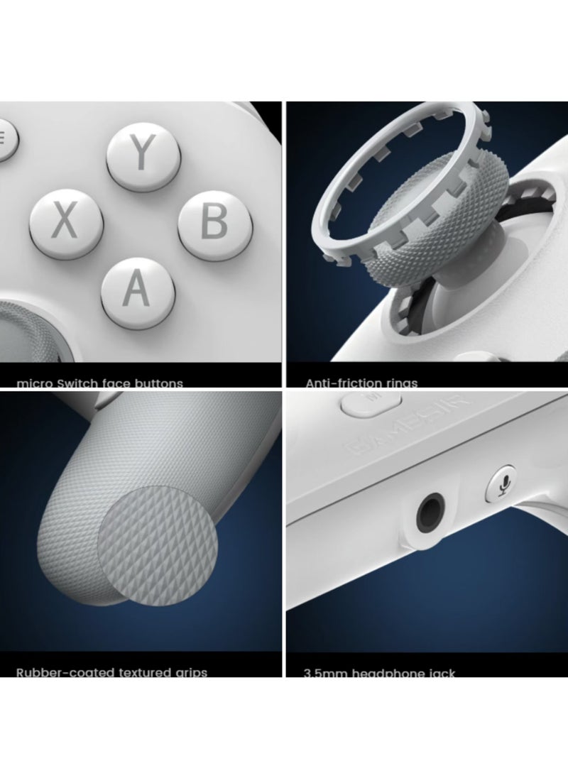 General - Professional Gamepad GameSir G7HE Wired Xbox Gaming Controller Officially licensed Controller for Xbox Series X/S Xbox One Windows 10/11 PC Plug and play Video Game Controller with Hall Effect Sticks White - Image 1