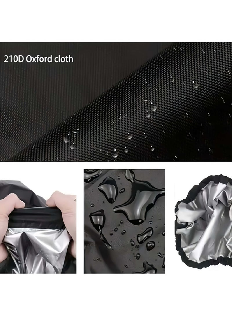 بيتك غطاء اسطوانة غاز، غطاء دبة غاز مقاوم للماء والشمس، غطاء واقي لخزان البروبان من قماش أكسفورد 210D، أسود - Image 5
