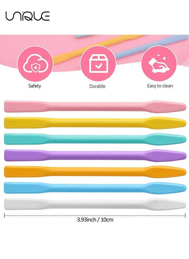 Unique - 8 Pieces Colored Silicone Stir Sticks, Resin Mixing Stick Reusable DIY Epoxy Beauty Beauty Tools Stick, Paint, Art, Mask, Kitchen Stirring Stick (8 Colors) - Image 1