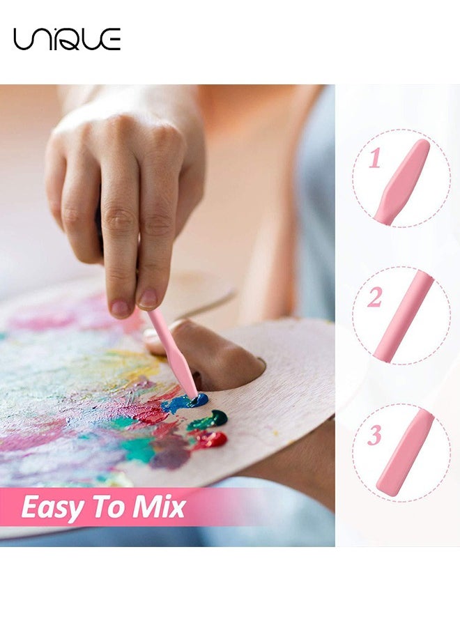 Unique - 8 Pieces Colored Silicone Stir Sticks, Resin Mixing Stick Reusable DIY Epoxy Beauty Beauty Tools Stick, Paint, Art, Mask, Kitchen Stirring Stick (8 Colors) - Image 1