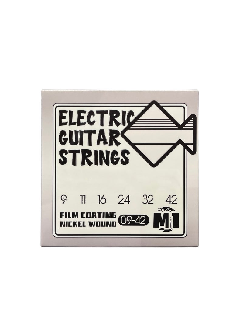 Generic Universal Folk Guitar Strings, Nickel-Plated Steel, Set of 6 Strings (009-011-016-024-032-042)  - Image 1