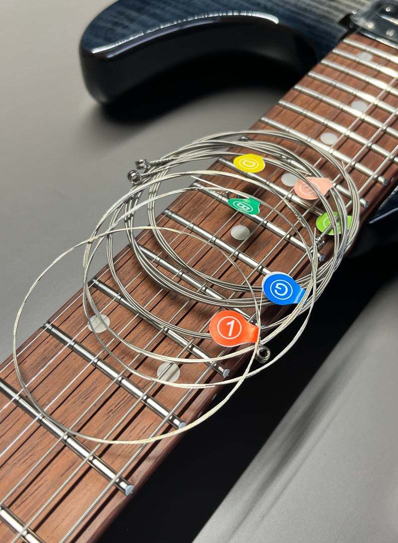 Generic Universal Folk Guitar Strings, Nickel-Plated Steel, Set of 6 Strings (009-011-016-024-032-042)  - Image 4