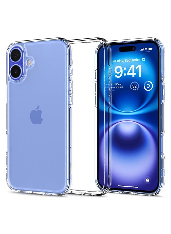 X-level iPhone 16 Clear Case Cover, Ultra Thin Silicone Shockproof Back Cases Transparent Protective Phone Case, Anti-Yellowing&Anti-Scratch,  Waterproof, Dirt & Oil Proof Covers - Crystal Clear - Image 1