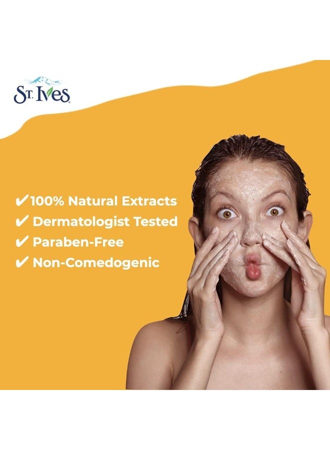 ST. Ives Blemish Control Apricot Face Scrub With Salicylic Acid For Acne & Blackhead Control Deep Cleansing Exfoliator 170g - Image 3