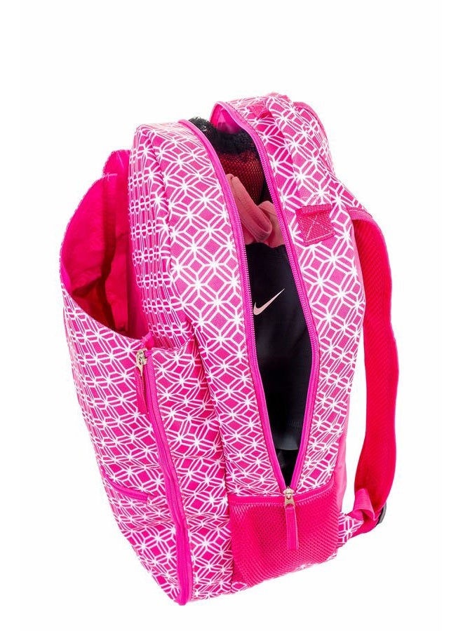 Thorza Tennis Racket Backpack for Women – Lightweight Tennis Bag Stores 2 Rackets, Balls, and Sports Gear – Backpack Only Pink - Image 4
