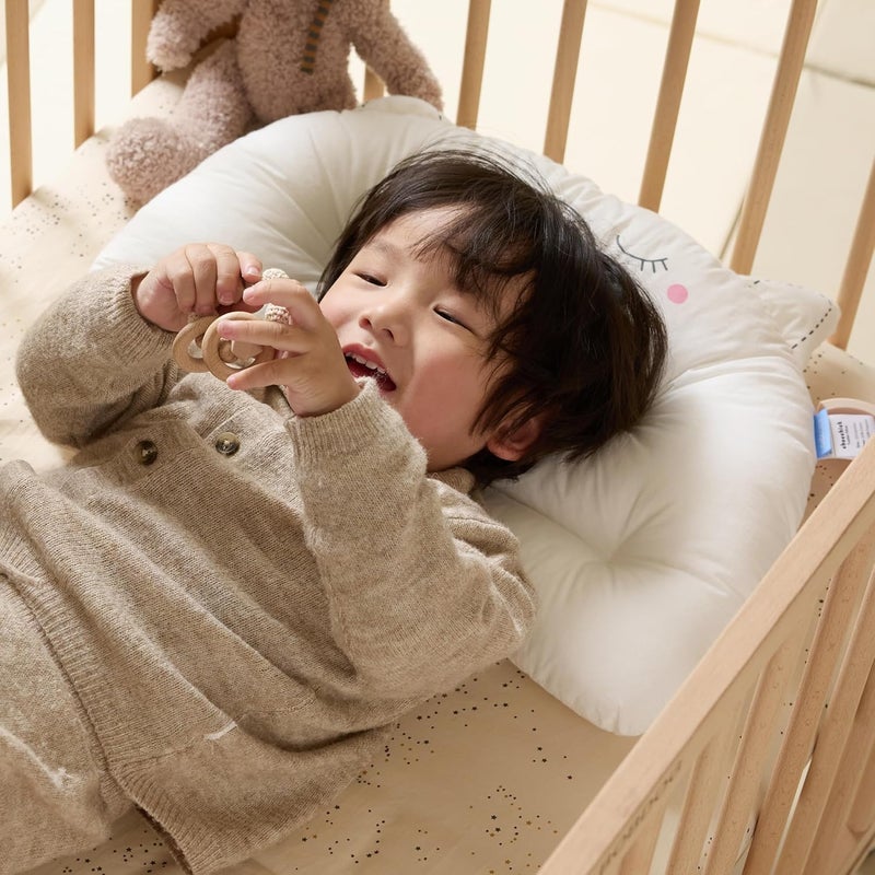 CHOC CHICK Toddler Pillow,20X14inches Machine Washable Soft Hypoallergenic Kids Pillows,Child Cute Animal Perfect Toddler Pillows for Sleeping 2 Year Old (Cat) - Image 5