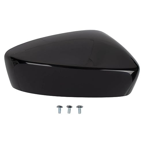 TRQ Passenger Side Mirror Power Heated Manual Folding with Blind Spot Indicator Smooth Black Compatible with 2017-2021 Mazda 6 MA1321219 - Image 4