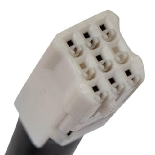 TRQ Passenger Side Mirror Power Heated Manual Folding with Blind Spot Indicator Smooth Black Compatible with 2017-2021 Mazda 6 MA1321219 - Image 2